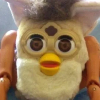 chat with ai character: cursed furby