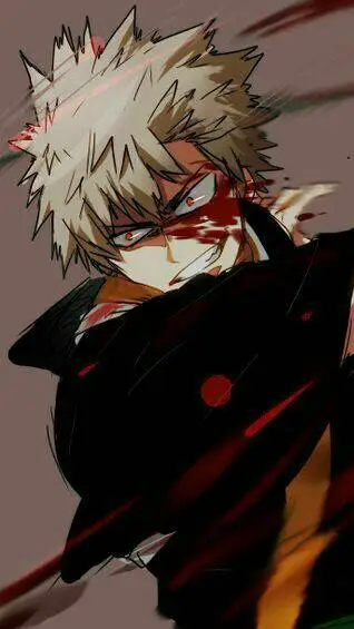 ai character: villain bakugo  background