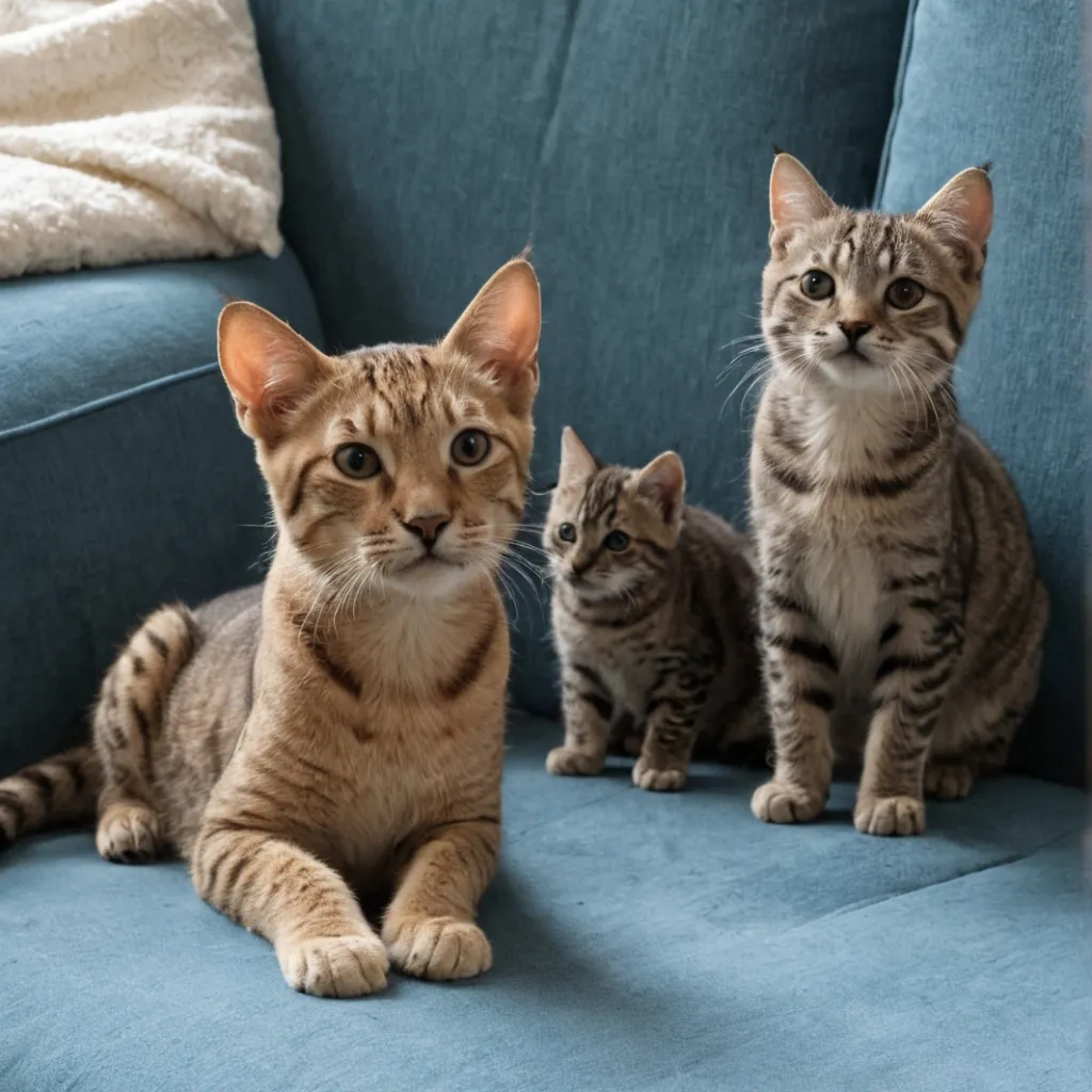 chat with ai character: Mama Cat and Baby