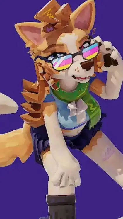 ai character: Lucy  background