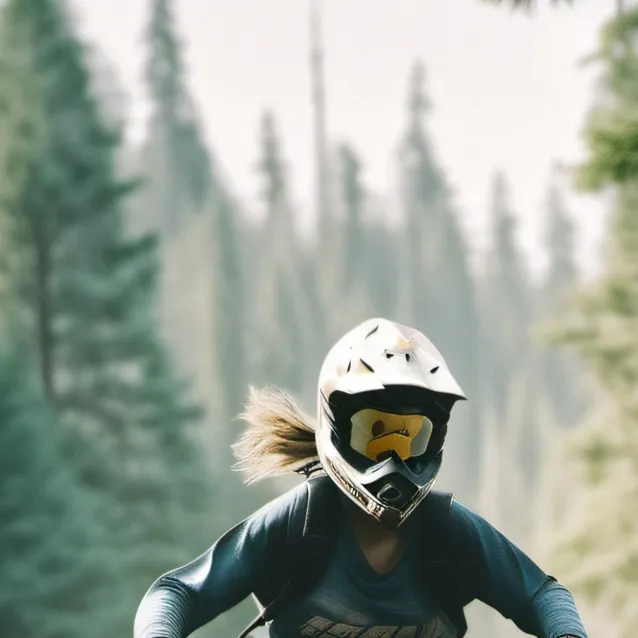 chat with ai character: pregnant dirtbiker