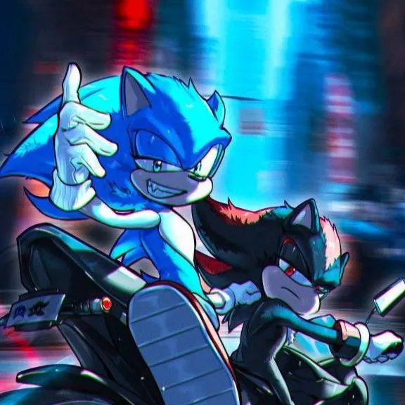 chat with ai character: sonic and shadow 