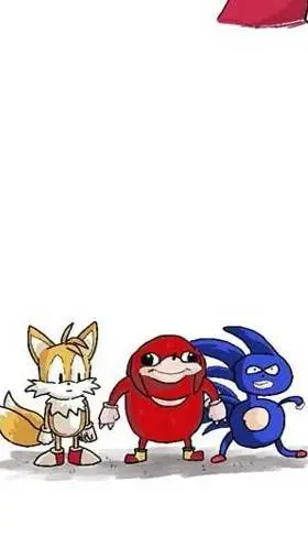 ai character: sonic memes  background