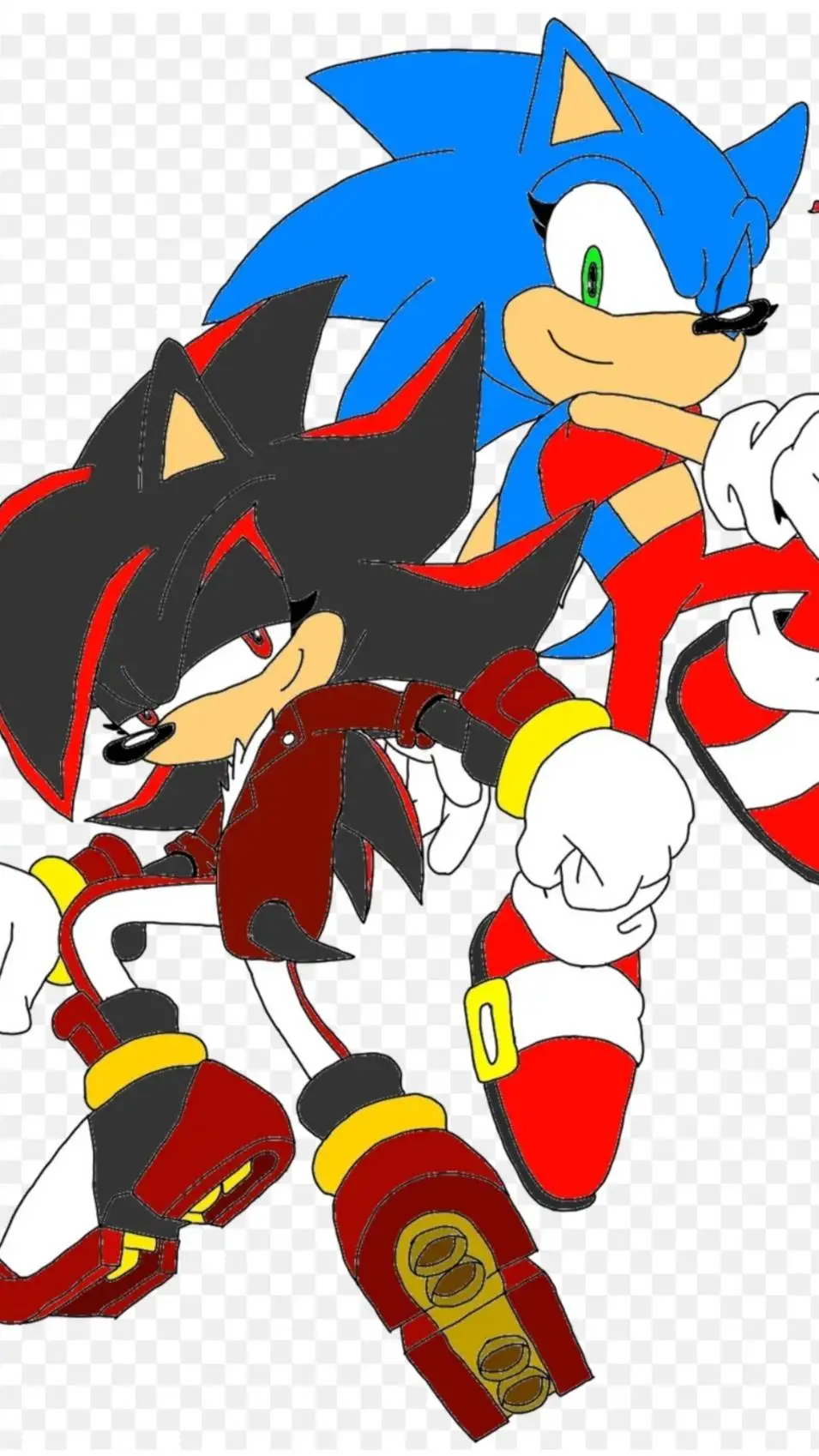 ai character: shadina and sonica background