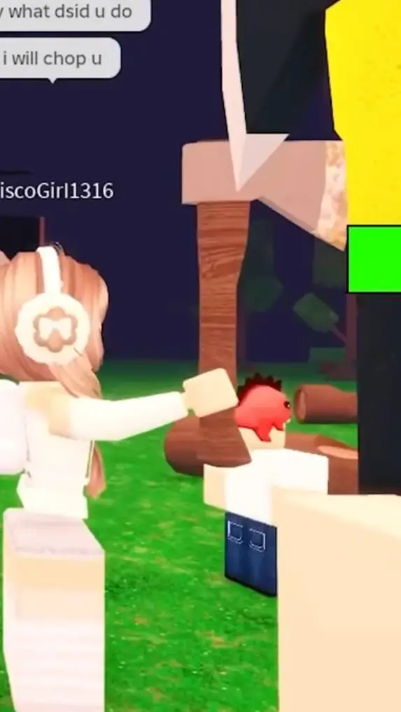 ai character: Roblox girls gang background