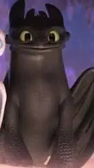 ai character: Toothless  background