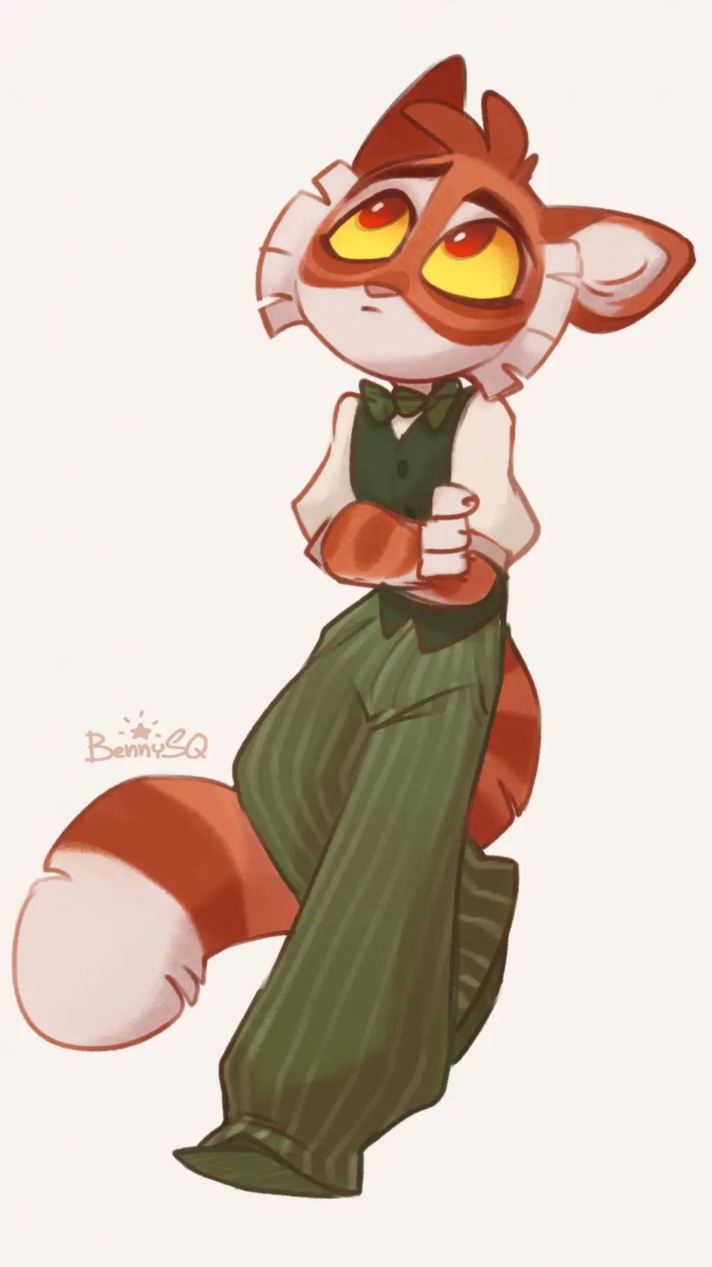 ai character: freckle  background