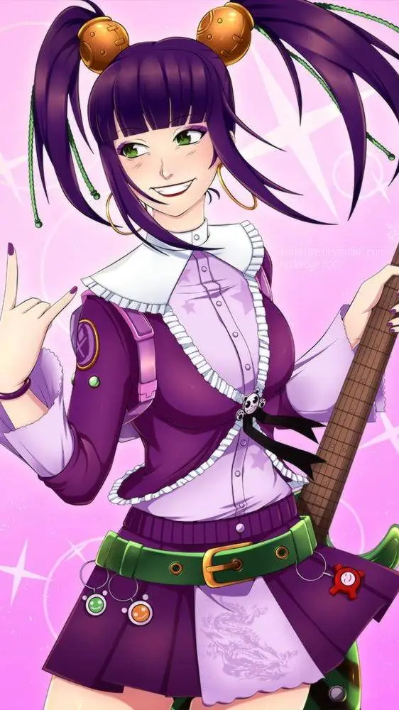 ai character: Midori  background