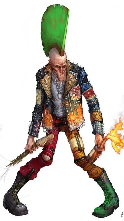 ai character: Johnny Napalm background