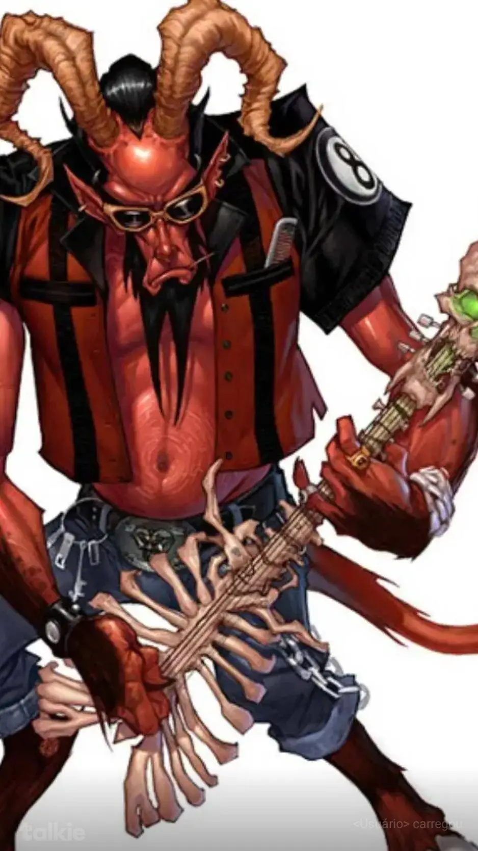 ai character: Lou  background