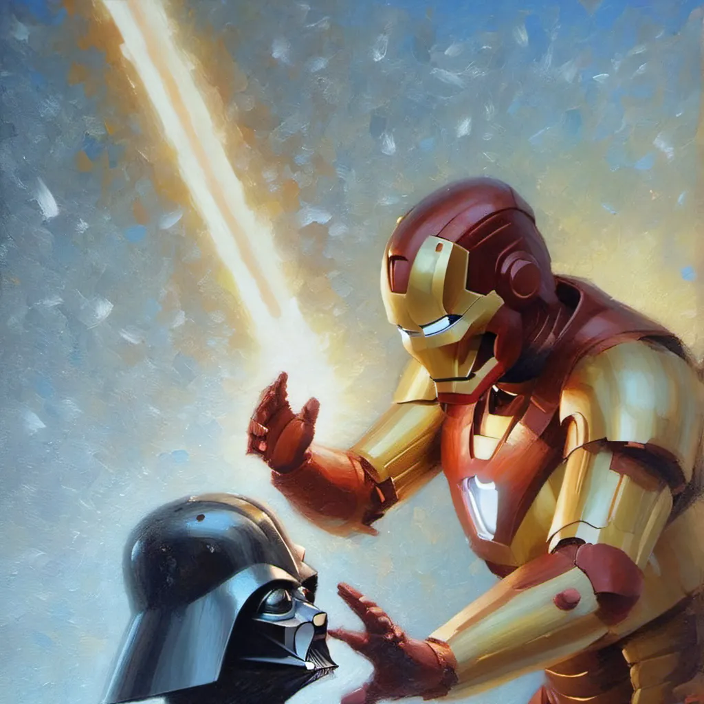 chat with ai character: Ironman 🆚 Vader 