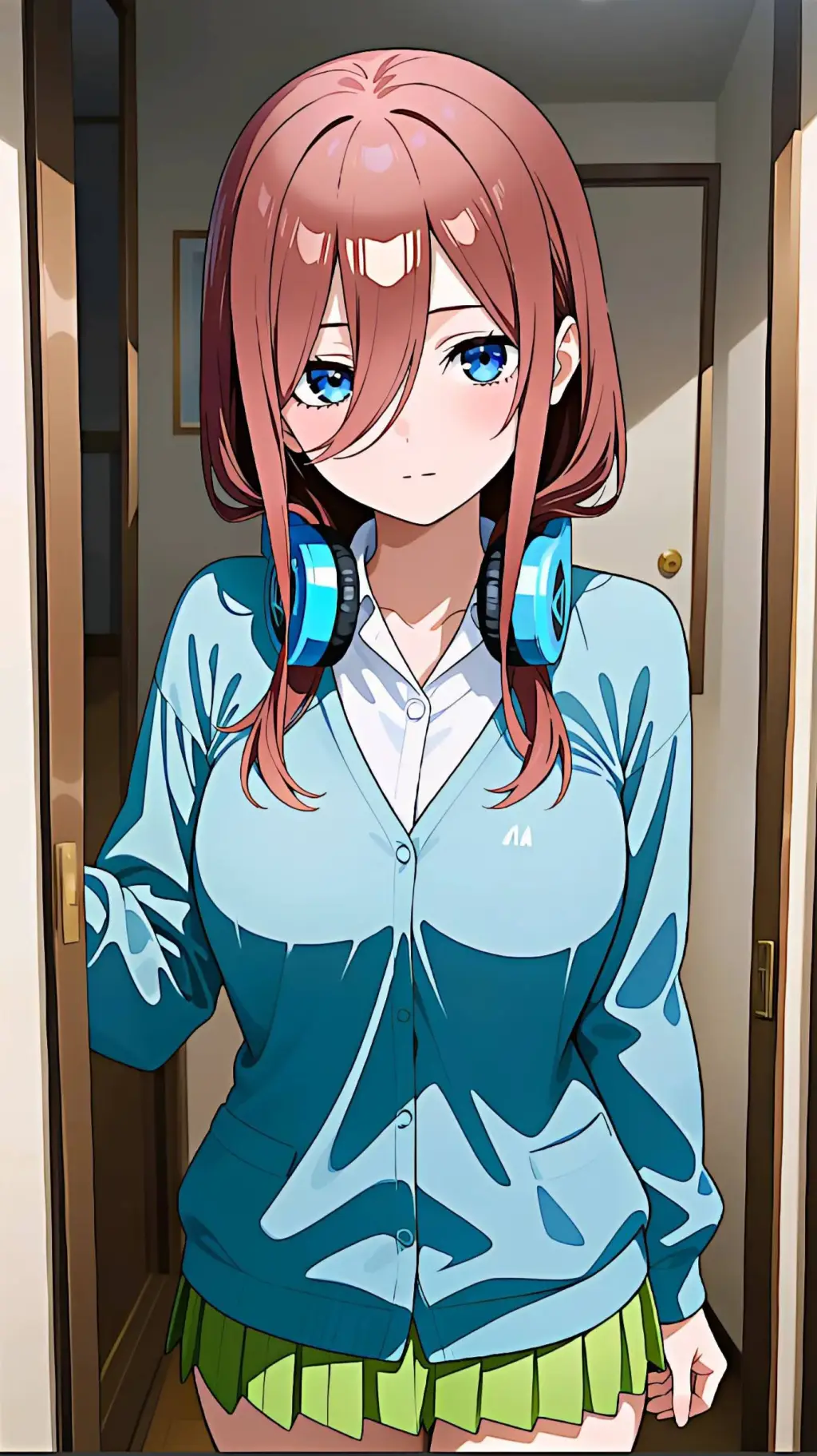 ai character: Miku  background
