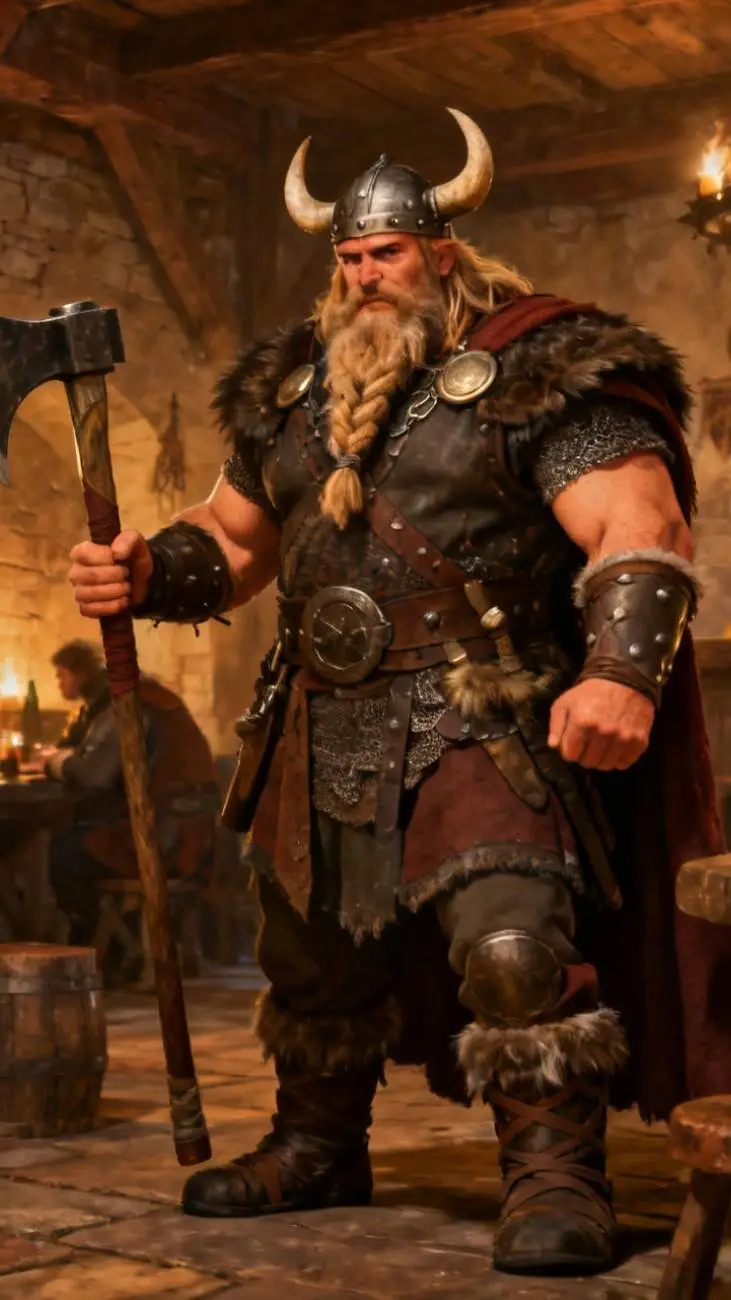 ai character: Rangar volks background