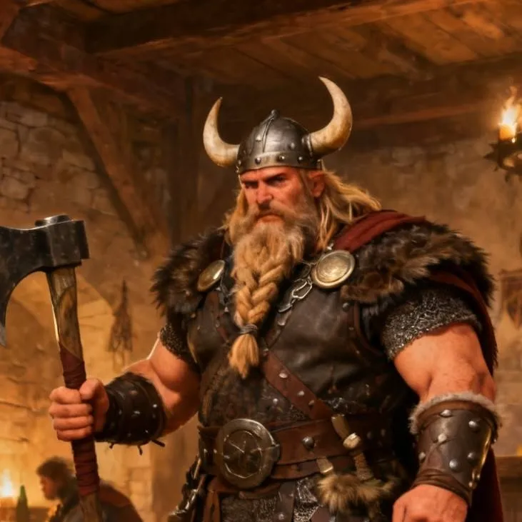 chat with ai character: Rangar volks