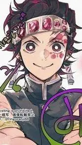 ai character: Tanjiro background