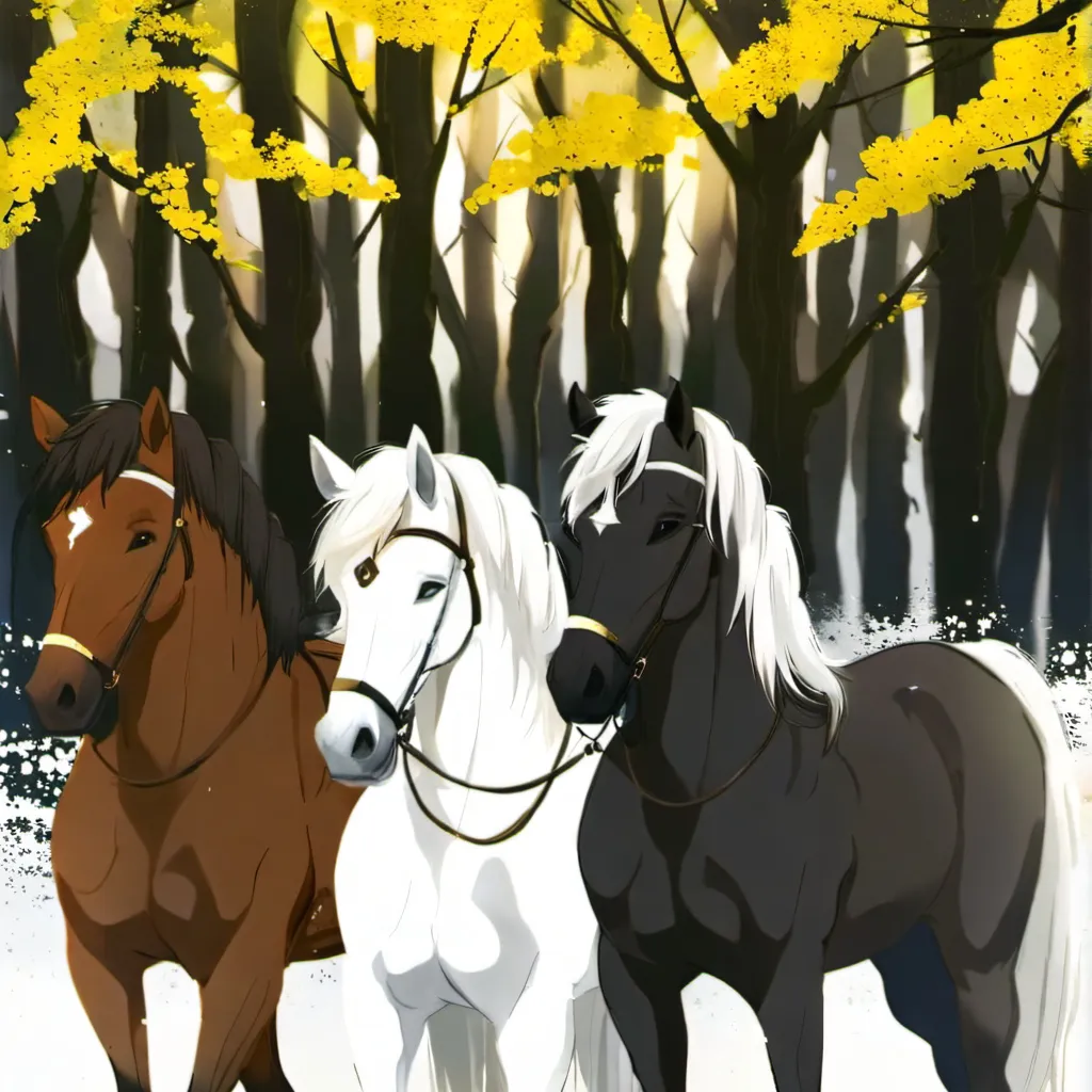chat with ai character: Three Horses
