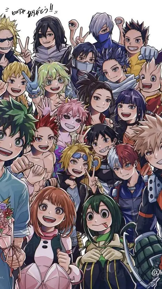 ai character: academia de heros  background