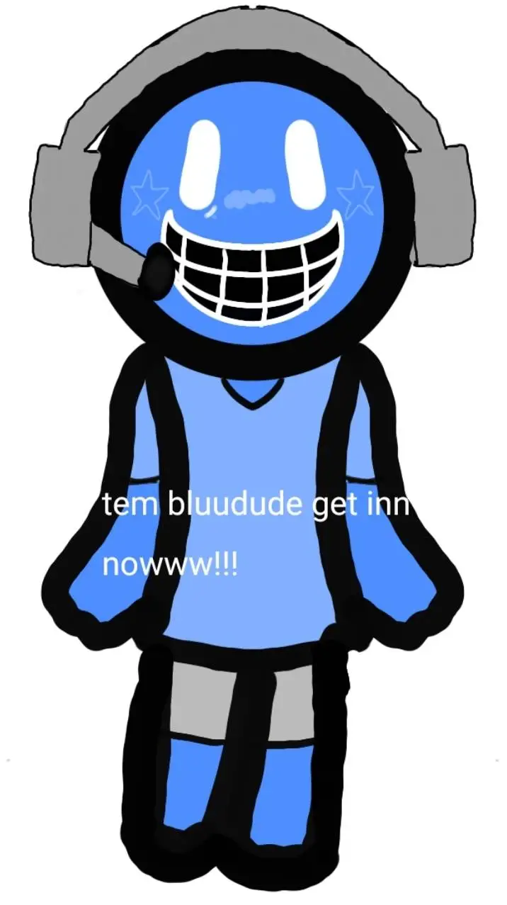 ai character: bluudude background