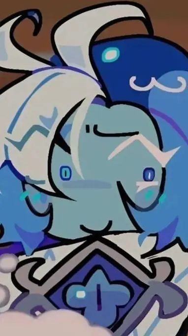 ai character: Shadow milk cookie background