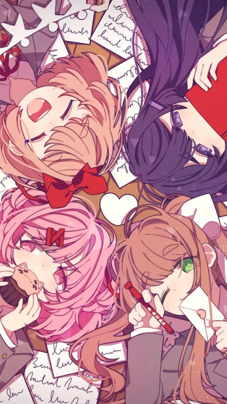 ai character: DDLC background