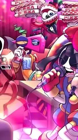 ai character: 💤Tadc sleepover?!🎪 background