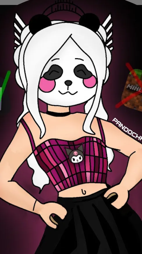 ai character: Pandochka background