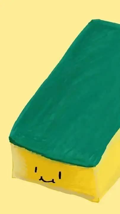 ai character: Sponge 😨😨😨😱😱😱 background