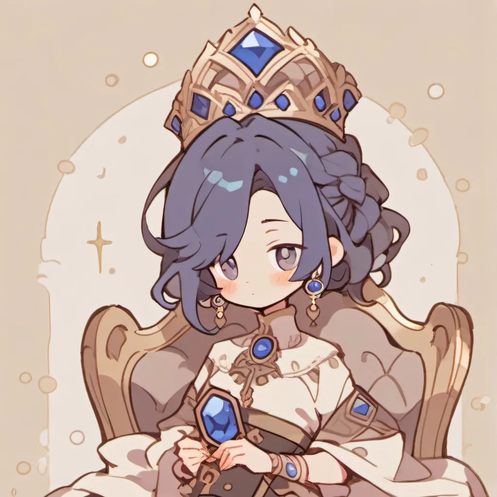 chat with ai character: blue slime queen