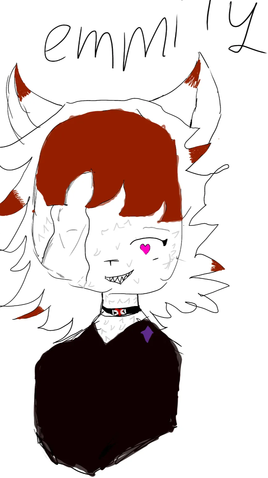 ai character: emmily(my oc) background