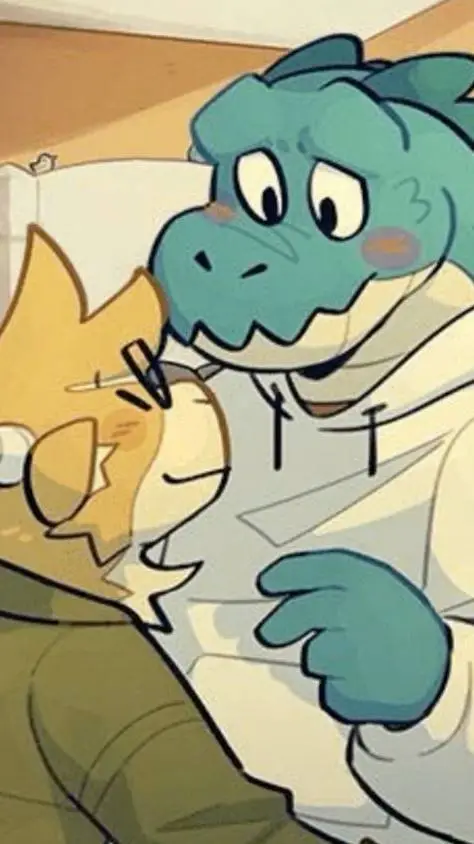 ai character: 🐊Duncan and Eddie🐐 background