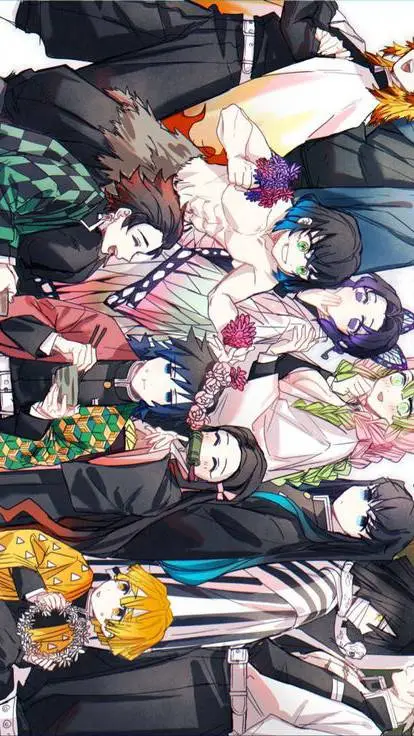 ai character: Kochou & tomioka background