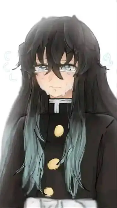 ai character: sad muichiro  background