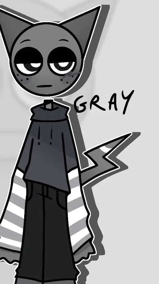 ai character: ★*gray*★ background