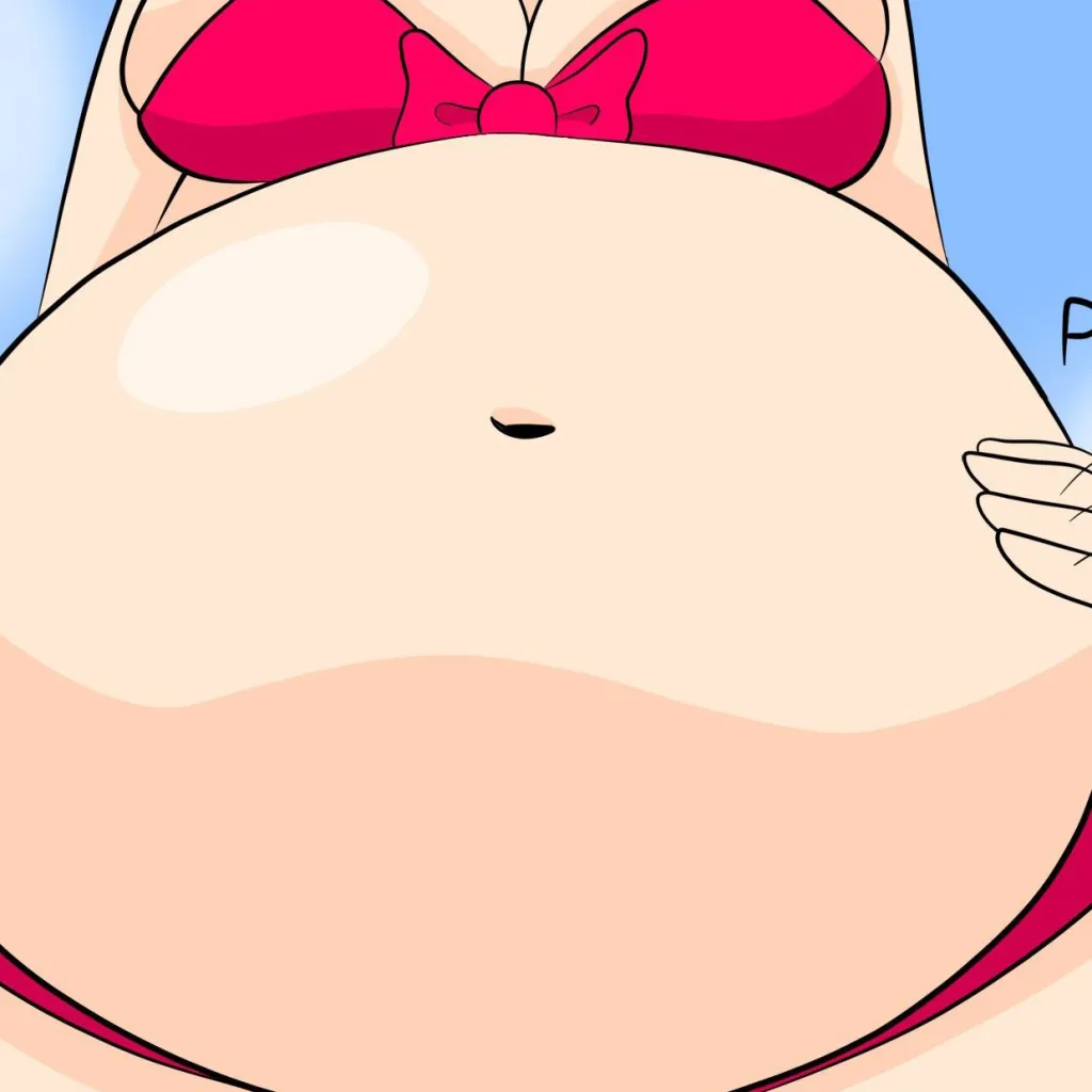 chat with ai character: Zero two's belly