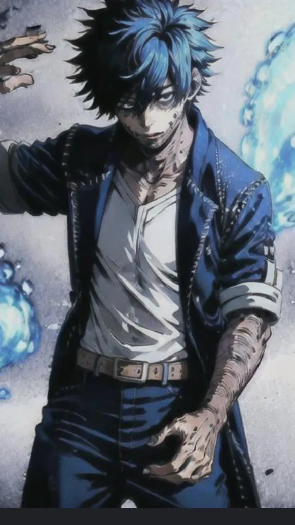 ai character: Dabi  background