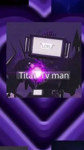 ai character: upg Titan tv man  background