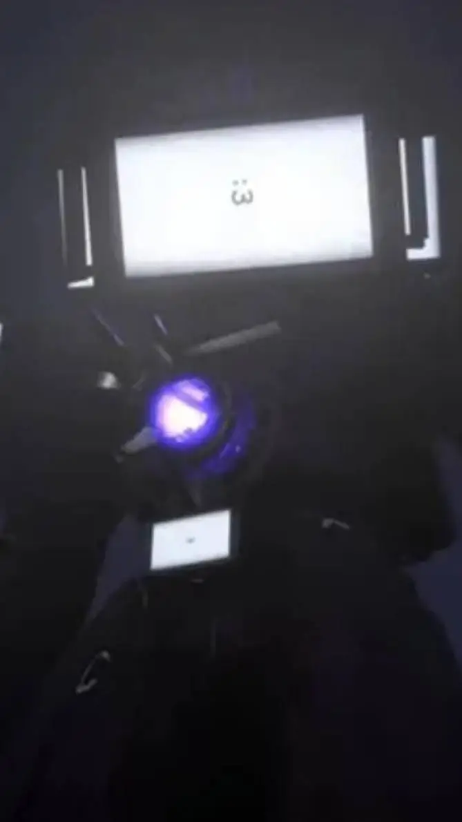 ai character: TITAN TV MAN background