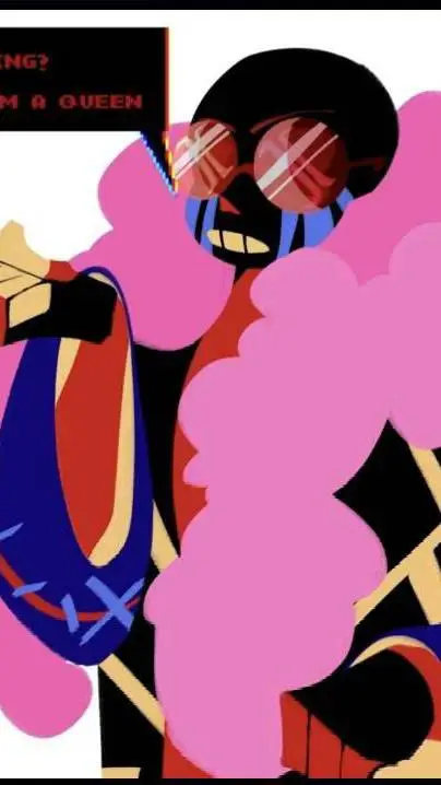ai character:  error sans background