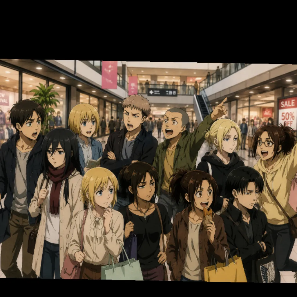 chat with ai character: AOT・shopping trip
