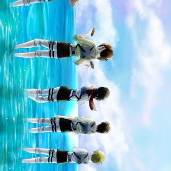 chat with ai character: AOT (beach day)