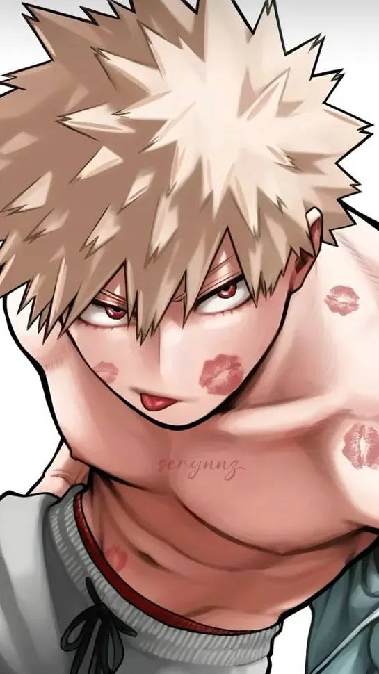 ai character: Bakugo Katsuki background