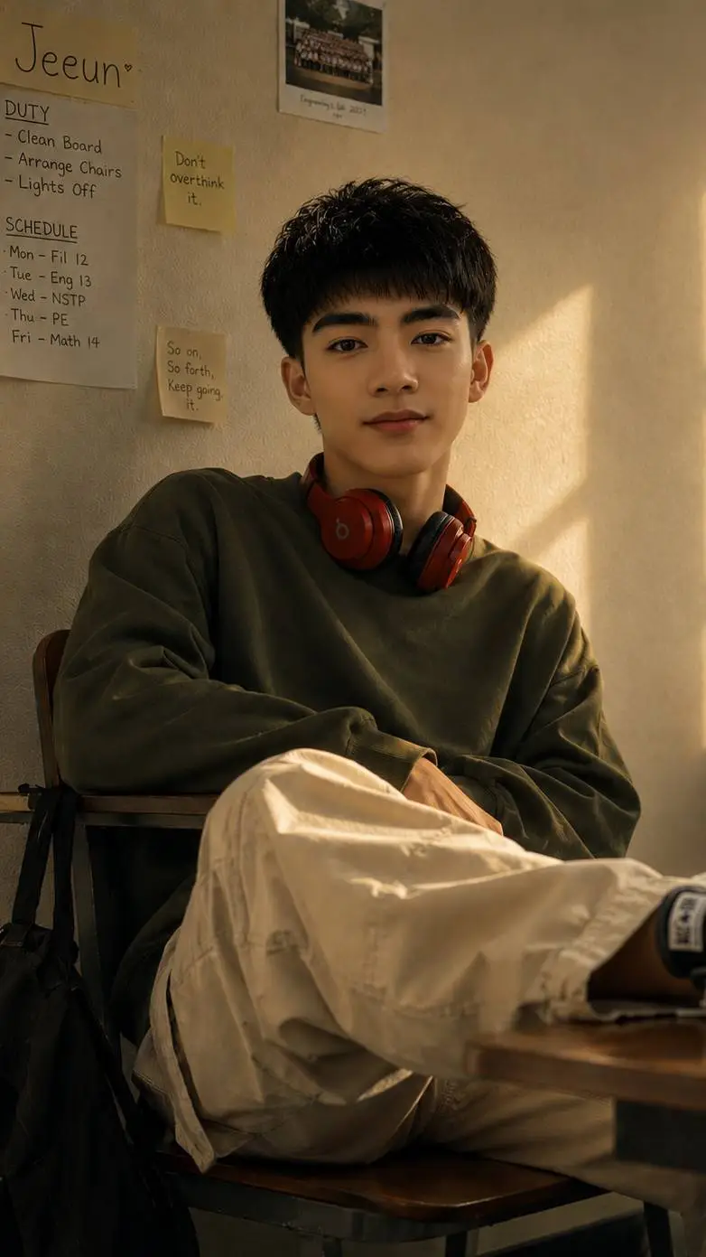 ai character: Jeeun background