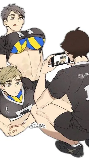 ai character: Inarizaki GC!!! background