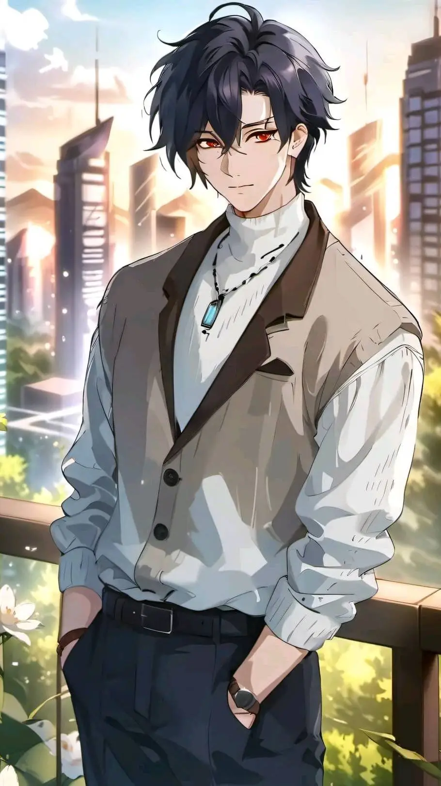 ai character: Chris background