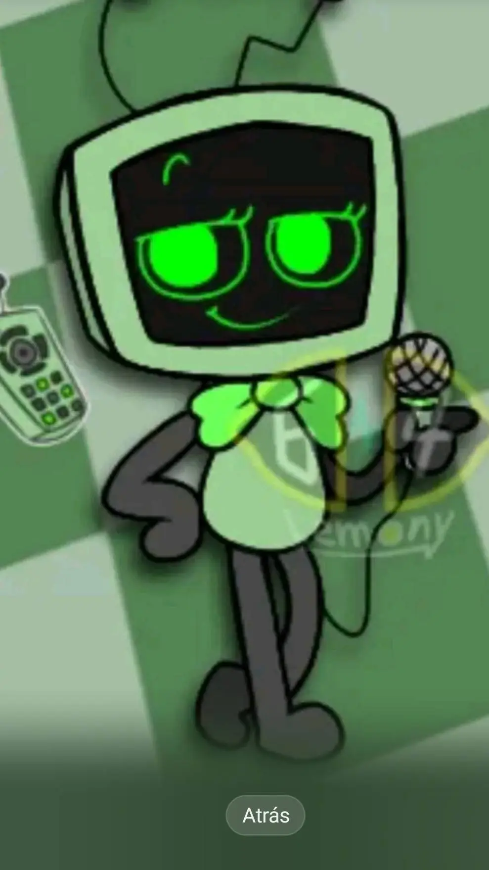 ai character: vee~ background