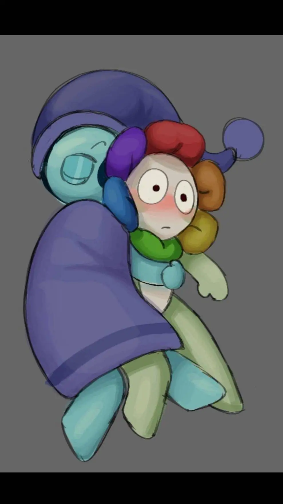 ai character: dandy x astro  background