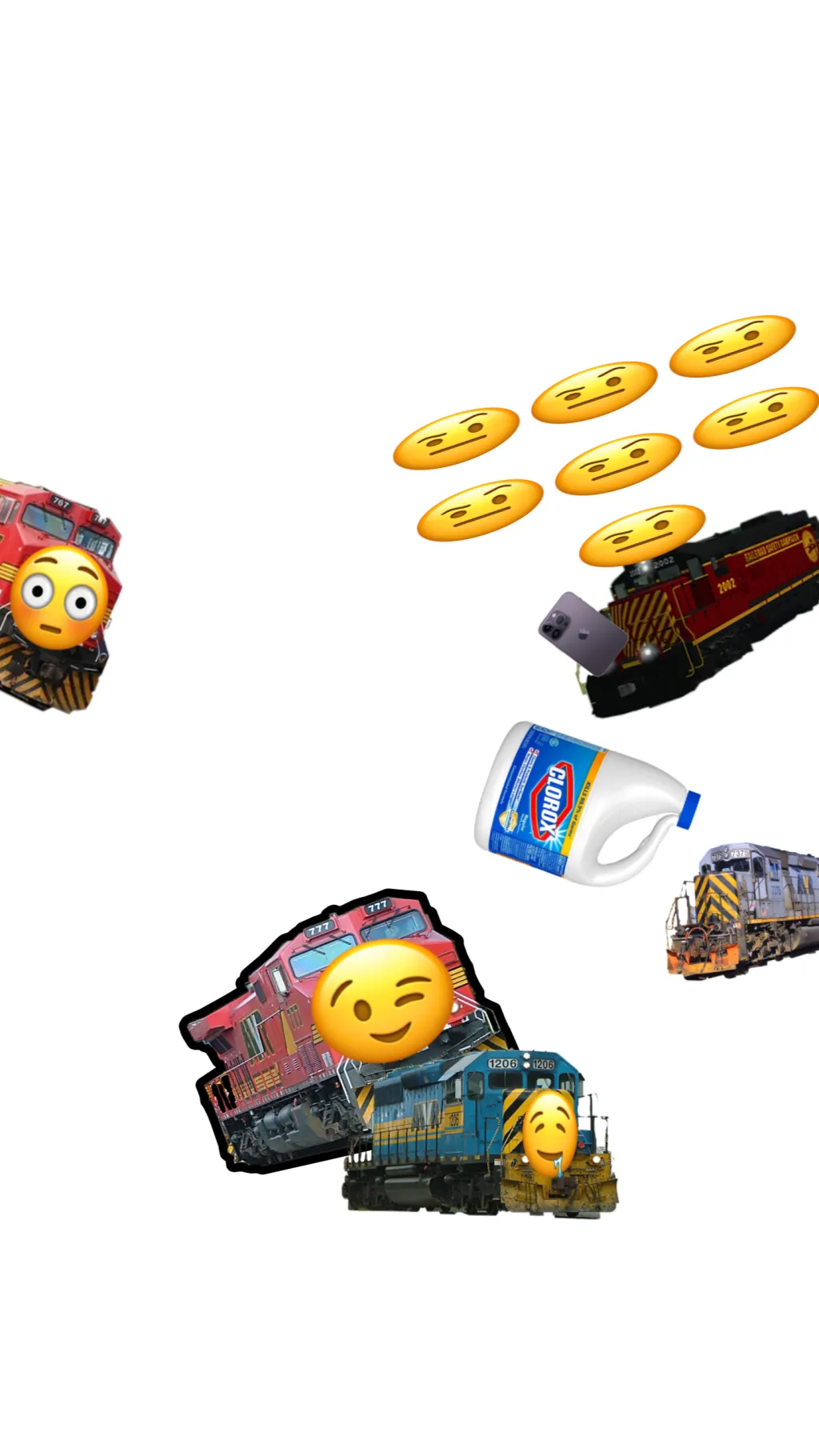 ai character: Ordinary trains  background
