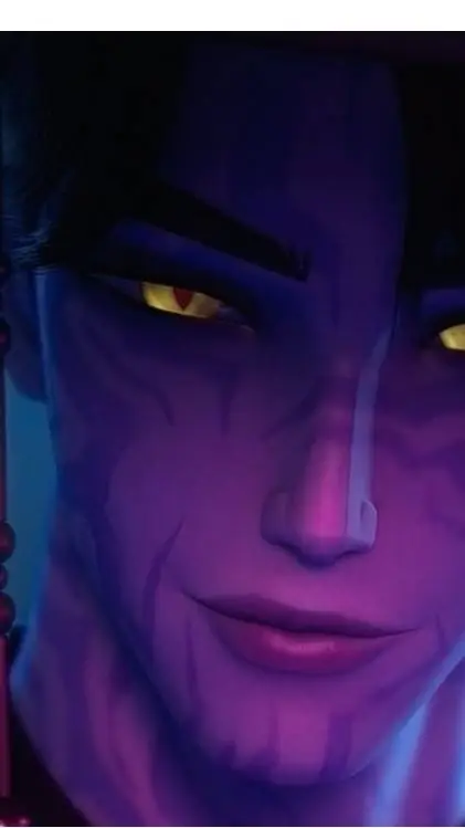ai character: k pop demon Hunter background