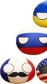 ai character: Countryballs 6 background