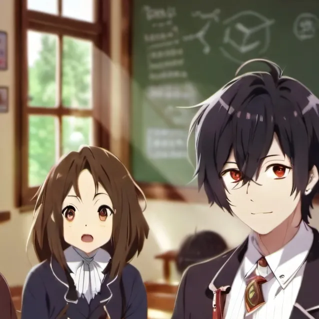 chat with ai character: school